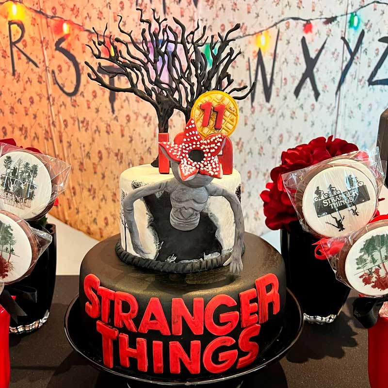 Stranger Things Cake - A Mysterious Sweetness